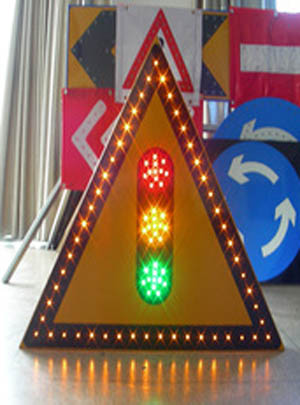 traffic solar sign A24